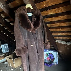 GJG Originals brown long gorgeous coat.